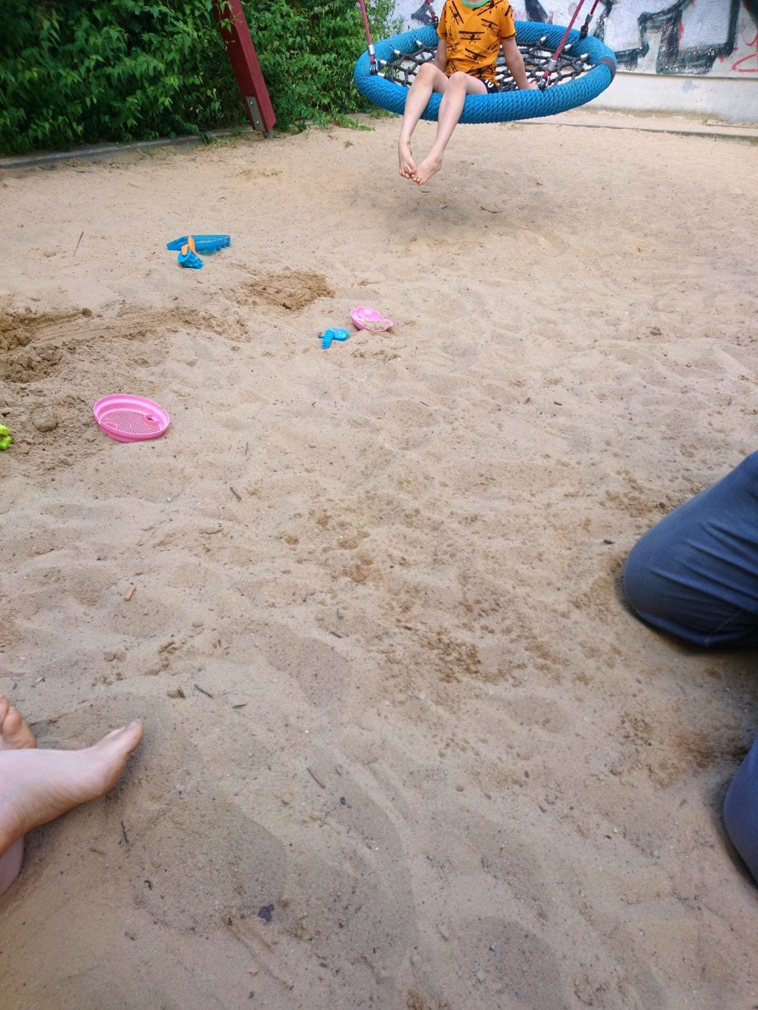 Spielplatz, Schaukel, Kinder