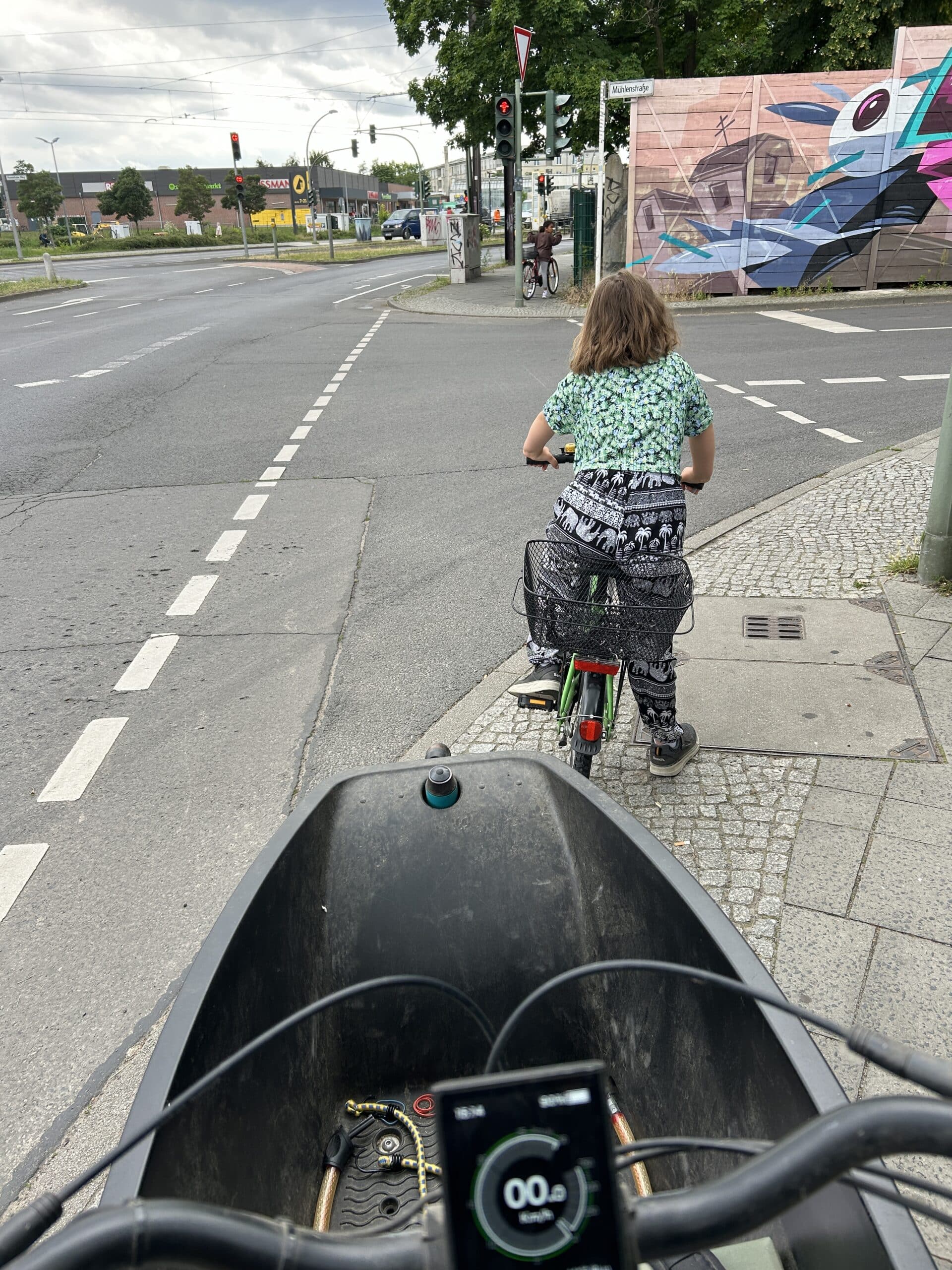 Rad fahren in Frz Buchholz mit den Kindern