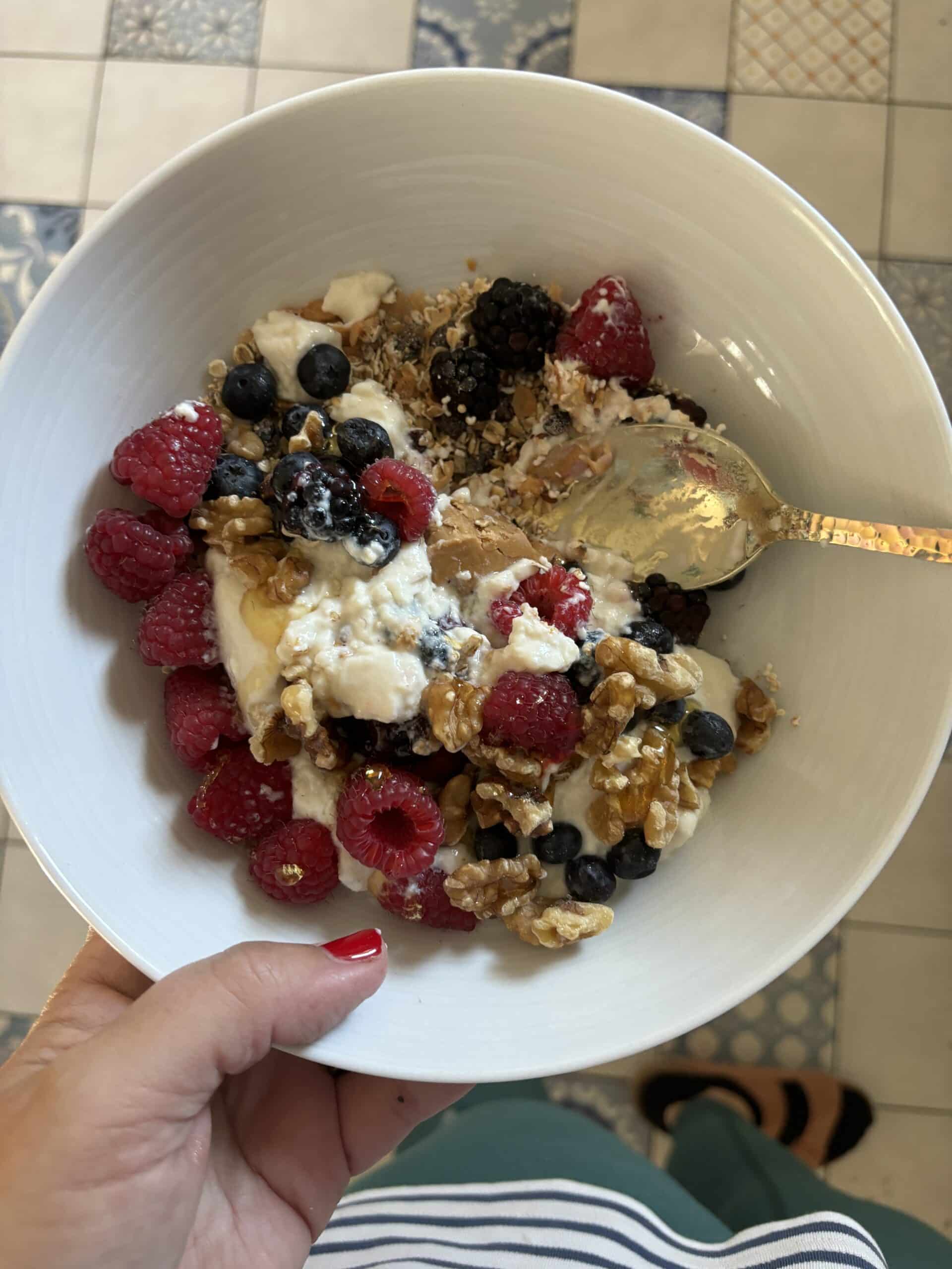 #4 Ich genieße dann endlich Müsli, gesund zu essen ist gar nicht so schwierig, wenn man erstmal damit angefangen hat.