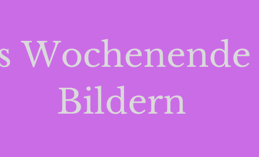 Das Wochenende in Bildern 01/02. Februar - ihre, seine und EURE Sicht