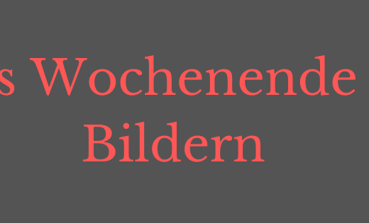 Das Wochenende in Bildern 11/12. Januar 2025 - Ihre, seine und EURE Sicht