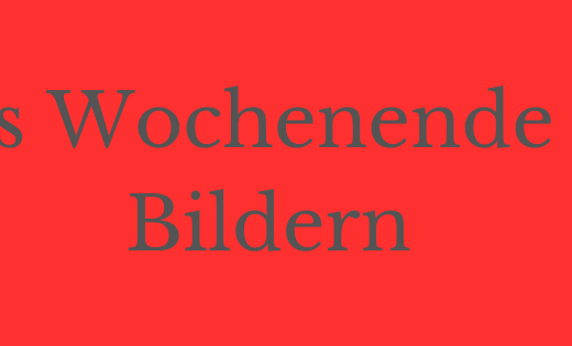 Das Wochenende in Bildern 18/19. Januar 2024- ihre, seine und Eure Sicht